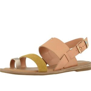 Stylish Tan and Gold Women's Sandals